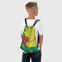 Рюкзак-мешок Милая Плантера, цвет: 3D-принт — фото 2