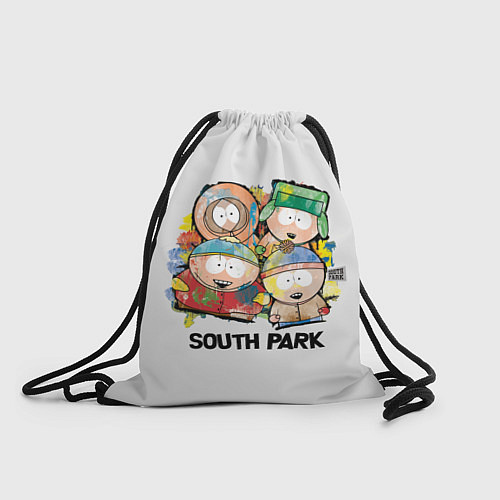 Мешок для обуви South Park - Южный парк краски / 3D-принт – фото 1