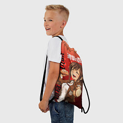 Рюкзак-мешок Sasha Атака Титанов, цвет: 3D-принт — фото 2