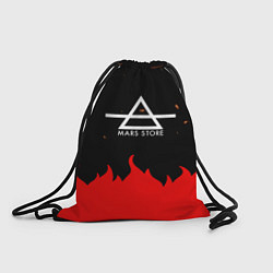 Рюкзак-мешок 30 Seconds to Mars - Fire, цвет: 3D-принт