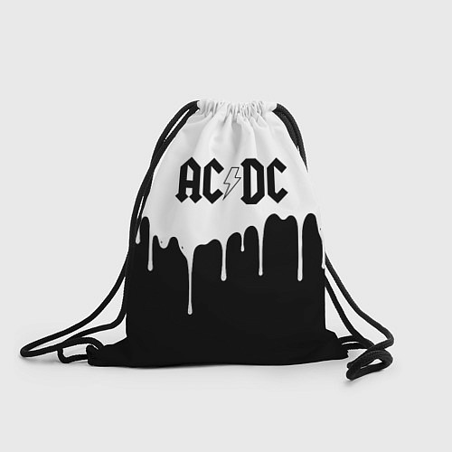 Мешок для обуви ACDC подтёки / 3D-принт – фото 1