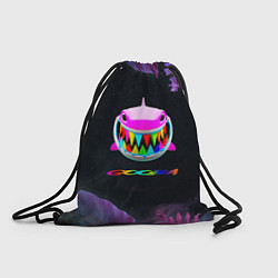 Рюкзак-мешок 6IX9INE тропический, цвет: 3D-принт