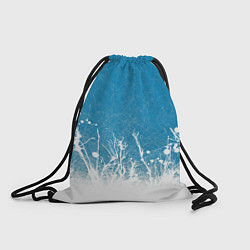 Рюкзак-мешок Коллекция Зимняя сказка Снег Абстракция S-1, цвет: 3D-принт