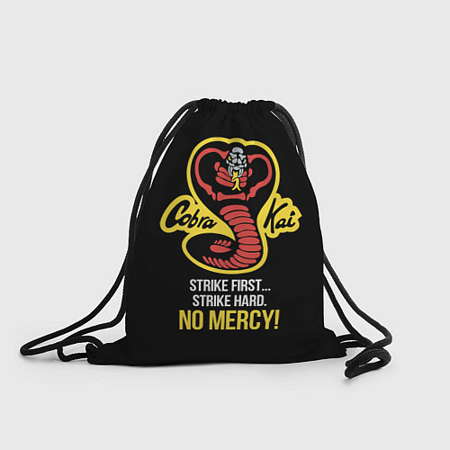 Мешок для обуви Cobra Kai - No mercy! / 3D-принт – фото 1