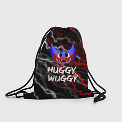 Рюкзак-мешок Huggy Wuggy - Молния с грозой, цвет: 3D-принт