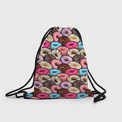 Рюкзак-мешок Sweet donuts, цвет: 3D-принт