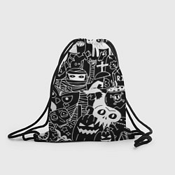 Рюкзак-мешок Monster & Cat, цвет: 3D-принт