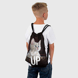 Рюкзак-мешок Kitten, dont look up!, цвет: 3D-принт — фото 2