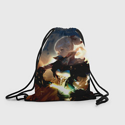 Рюкзак-мешок Genshin Impact Топ, цвет: 3D-принт