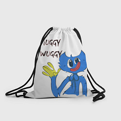 Рюкзак-мешок Huggy Wuggy - Poppy Playtime Хагги Вагги, цвет: 3D-принт