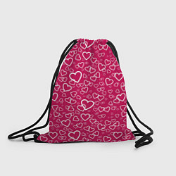 Рюкзак-мешок Влюблённые Сердца LOVE, цвет: 3D-принт