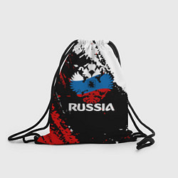 Рюкзак-мешок Russia Герб в цвет Флага, цвет: 3D-принт