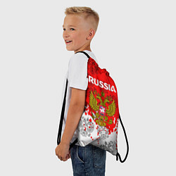 Рюкзак-мешок Russia Паттерн Гербов, цвет: 3D-принт — фото 2