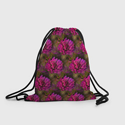 Рюкзак-мешок Полевые цветы паттерн, цвет: 3D-принт