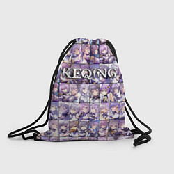 Рюкзак-мешок Genshin Impact Keqing Гениш Импакт Кецин, цвет: 3D-принт