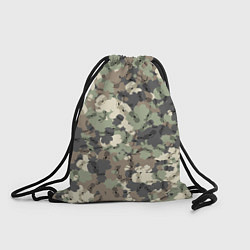 Рюкзак-мешок Камуфляж с уточками Lalafanfan, цвет: 3D-принт