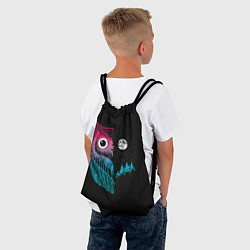 Рюкзак-мешок Ночная сова Градиент, цвет: 3D-принт — фото 2