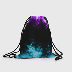 Рюкзак-мешок НЕОНОВЫЙ РАЗНОЦВЕТНЫЙ ОГОНЬ, цвет: 3D-принт