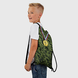 Рюкзак-мешок Лучшему маркетологу, цвет: 3D-принт — фото 2