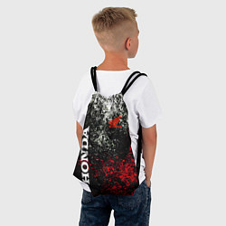 Рюкзак-мешок Honda брызги красок, цвет: 3D-принт — фото 2