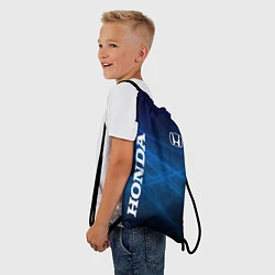 Рюкзак-мешок Honda - Blue, цвет: 3D-принт — фото 2
