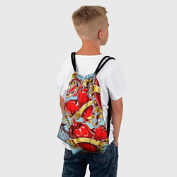 Рюкзак-мешок Сердца влюбленных, цвет: 3D-принт — фото 2