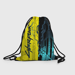 Рюкзак-мешок CYBERPUNK 2077 Логотип, цвет: 3D-принт
