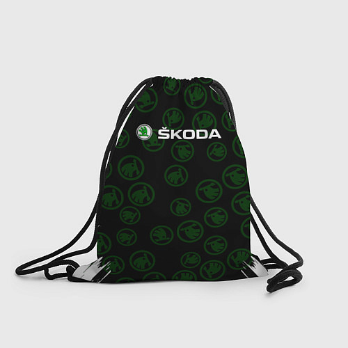 Мешок для обуви Skoda паттерн логотипов / 3D-принт – фото 1