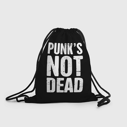 Мешок для обуви PUNKS NOT DEAD Панки Живы / 3D-принт – фото 1