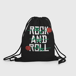 Рюкзак-мешок ROCK AND ROLL розы, цвет: 3D-принт