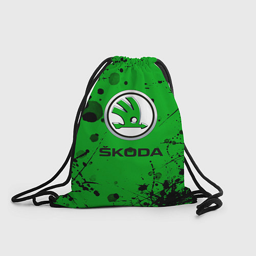 Мешок для обуви Skoda - Брызги красок / 3D-принт – фото 1