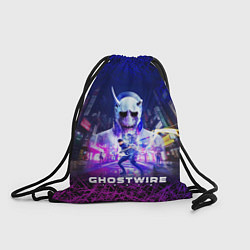 Рюкзак-мешок GhostWire: Tokyo, цвет: 3D-принт