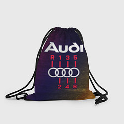 Рюкзак-мешок AUDI - КОРОБКА Глитч, цвет: 3D-принт
