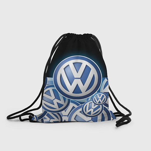 Мешок для обуви Volkswagen Большое лого паттерн / 3D-принт – фото 1