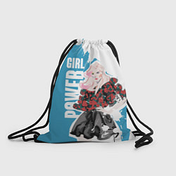 Рюкзак-мешок Сильная Девушка, цвет: 3D-принт