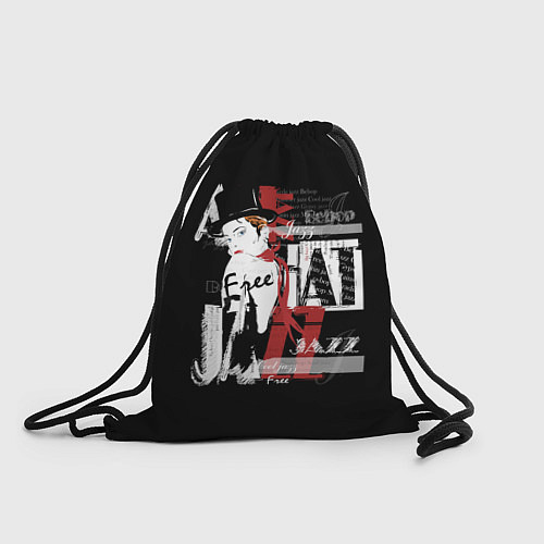 Мешок для обуви JAZZ девушка / 3D-принт – фото 1