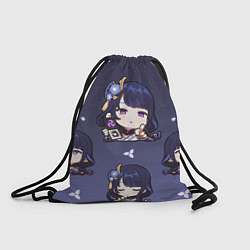 Рюкзак-мешок Raiden Shogun Chibi, цвет: 3D-принт