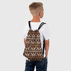 Рюкзак-мешок Жирафы Африка паттерн, цвет: 3D-принт — фото 2