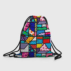 Рюкзак-мешок Ромеро Бритто красочный узор, цвет: 3D-принт