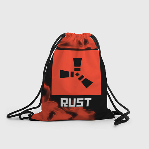 Мешок для обуви RUST - Красное Пламя / 3D-принт – фото 1