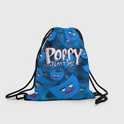 Рюкзак-мешок Poppy Playtime Pattern background, цвет: 3D-принт