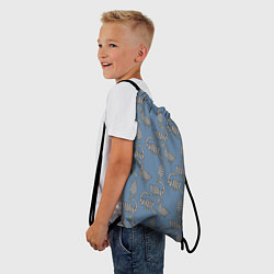 Рюкзак-мешок Графические гуси паттерн, цвет: 3D-принт — фото 2