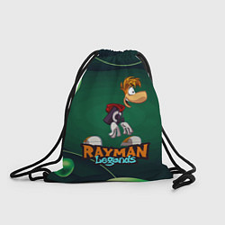 Рюкзак-мешок Rayman Legends Green, цвет: 3D-принт
