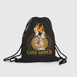 Рюкзак-мешок CARD GAMES, цвет: 3D-принт