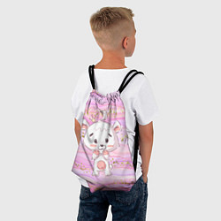 Рюкзак-мешок Маленький медвежонок с короной, цвет: 3D-принт — фото 2