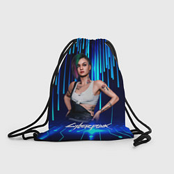 Рюкзак-мешок Джуди Альварес Judy Cyberpunk 2077, цвет: 3D-принт