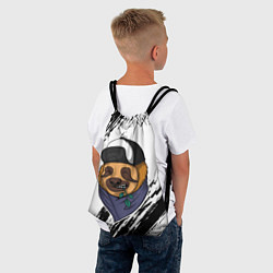 Рюкзак-мешок Ленивец Модник, цвет: 3D-принт — фото 2