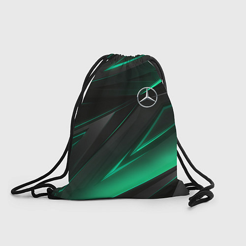 Мешок для обуви MERCEDES-BENZ AMG NEON STRIPES PETRONAS / 3D-принт – фото 1