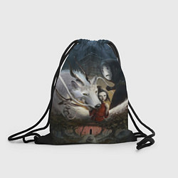 Рюкзак-мешок Аниме Хаяо Миядзаки, цвет: 3D-принт