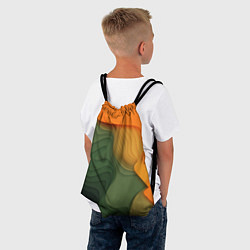 Рюкзак-мешок Зеленые дюны, цвет: 3D-принт — фото 2